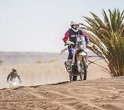 Motociklininkas G.&Scaron;atkus patyrė traumą ir kovos dėl kelialapio į Dakarą nebetęs