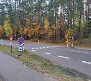 Eismo apribojimai prie Kairėnų kapinių Vilniuje