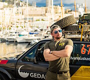 G.Ivanauskas-Ivanulė su bičiuliais VW GOLF i&scaron;vyko į Afriką