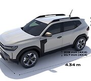 Trečios kartos Dacia Duster
