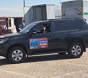 Dakaro automobiliai Janbu (Yanbu) uoste