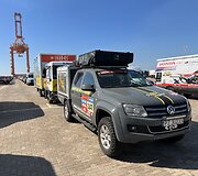 Dakaro automobiliai Janbu (Yanbu) uoste