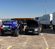 Dakaro automobiliai Janbu (Yanbu) uoste