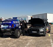 Dakaro automobiliai Janbu (Yanbu) uoste