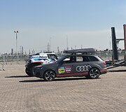 Dakaro automobiliai Janbu (Yanbu) uoste