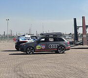 Dakaro automobiliai Janbu (Yanbu) uoste