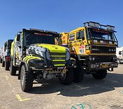 Dakaro automobiliai Janbu (Yanbu) uoste
