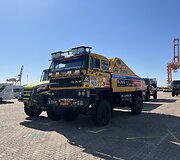 Dakaro automobiliai Janbu (Yanbu) uoste