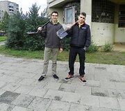 Pilaitės gimnazijos moksleiviai