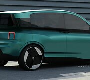 Kaip galėtų atrodyti elektrifikuota XXI a. &bdquo;Fiat Multipla&ldquo;