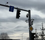 Vairuotojus fotografuojančios miesto kameros: sankryža Juodajame kelyje, Vilniuje