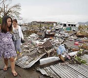 Taifūnas Haiyan Filipinuose nusiaubė Taklobano miestą 