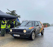 Gedimino Ivanausko-Ivanulės startas ralyje Portugalijoje senu &bdquo;VW Golf&ldquo;