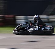 9 valandų i&scaron;tvermės varžybos kartingais Bačiūnų kartodrome
