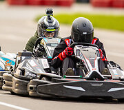 9 valandų i&scaron;tvermės varžybos kartingais Bačiūnų kartodrome