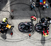 9 valandų i&scaron;tvermės varžybos kartingais Bačiūnų kartodrome