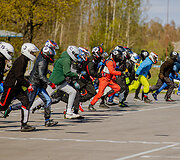 9 valandų i&scaron;tvermės varžybos kartingais Bačiūnų kartodrome