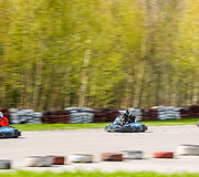 9 valandų i&scaron;tvermės varžybos kartingais Bačiūnų kartodrome