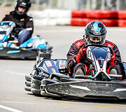 9 valandų i&scaron;tvermės varžybos kartingais Bačiūnų kartodrome