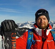 Slidinėjimo instruktorius Lukas Jankauskas Alpėse