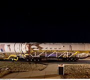Raketa &bdquo;Antares&rdquo;, kelianti erdvėlaivį &bdquo;Cygnus&ldquo; su Lietuvos palydovais i&scaron; Volopo salos NASA skrydžių centro