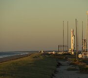 Raketa &bdquo;Antares&rdquo;, kelianti erdvėlaivį &bdquo;Cygnus&ldquo; su Lietuvos palydovais i&scaron; Volopo salos NASA skrydžių centro