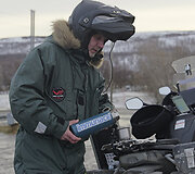 Karolis Mieliauskas motociklu pasiekė &scaron;iauriausią Europos ta&scaron;ką Nordkapą