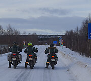 Karolis Mieliauskas motociklu pasiekė &scaron;iauriausią Europos ta&scaron;ką Nordkapą