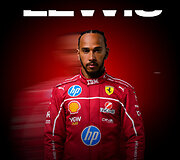 &bdquo;Ferrari&ldquo; F1 komandos pilotas Lewisas Hamiltonas