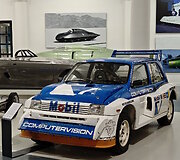MG Metro 6R4 Group B ralio automobilis Britų muziejuje