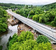 Ariogaloje atidarytas tiltas per Dubysą