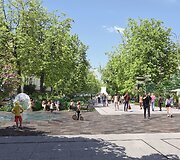 Vilniaus Vokiečių gatvės rekonstrukcija (vizualizacija)