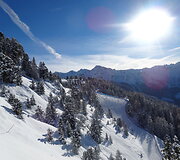 Val di Fassa &ndash; pradedančiosios slidininkės džiaugsmas tik už 1900 km nuo Vilniaus. 2014 m. vasario 16 d. 