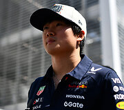 Pilotai renkasi į Meksikos Formulės 1 etapą. Yuki Tsunoda