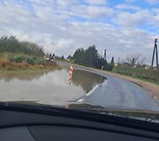 Pagrindinė Avižienių gatvė po savaitgalio lietaus
