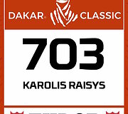 Karolio Rai&scaron;io startinis Dakar Classic numeris 2026 m.
