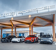 Naujas &bdquo;Eldrive Porsche Charging Hub&ldquo; atidarytas magistralėje Vilnius&ndash;Klaipėda