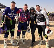 &bdquo;Abu Dhabi Baja Challenge&ldquo; : Saulius Klevinskas, Gediminas &Scaron;atkus, Emilija Gelažninkienė, Arūnas Gelažninkas 