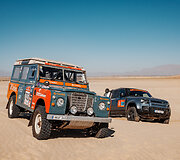 Defender Dakaro ralio smėlynuose