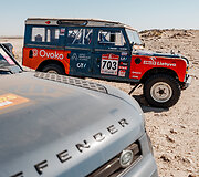 Defender Dakaro ralio smėlynuose