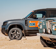 Defender Dakaro ralio smėlynuose