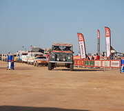 Dakar Classic starto arka, Karolis Rai&scaron;ys ir Christophe Marques