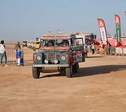 Dakar Classic starto arka, Karolis Rai&scaron;ys ir Christophe Marques