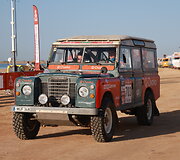 Dakar Classic starto arka, Karolis Rai&scaron;ys ir Christophe Marques