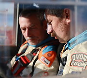 Dakar Classic starto arka, Karolis Rai&scaron;ys ir Christophe Marques