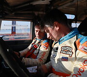 Dakar Classic starto arka, Karolis Rai&scaron;ys ir Christophe Marques