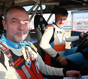Dakar Classic starto arka, Karolis Rai&scaron;ys ir Christophe Marques