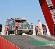 Dakar Classic starto arka, Karolis Rai&scaron;ys ir Christophe Marques