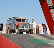 Dakar Classic starto arka, Karolis Rai&scaron;ys ir Christophe Marques