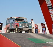Dakar Classic starto arka, Karolis Rai&scaron;ys ir Christophe Marques